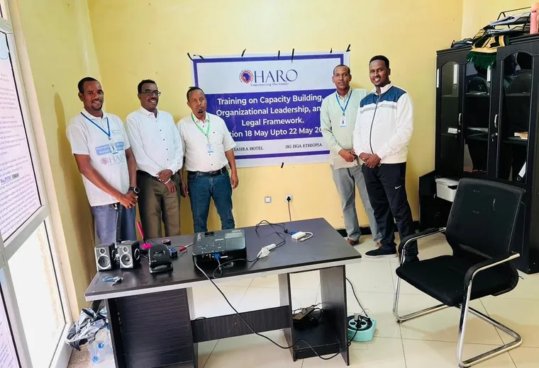 Participants at the HARO capacity-building training in Jigjiga, May 2024