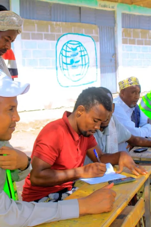 Trainees at a HARO skills training session