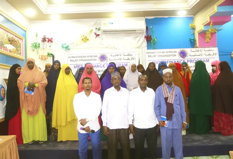 Women trained through the HARO microfinance program in Kismayo, 2018