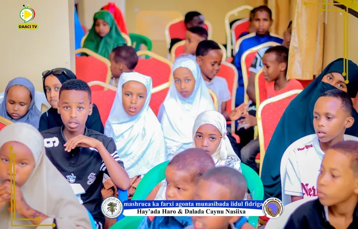 Children in new Eid clothes at a HARO Make Orphans Happy on Eid celebration